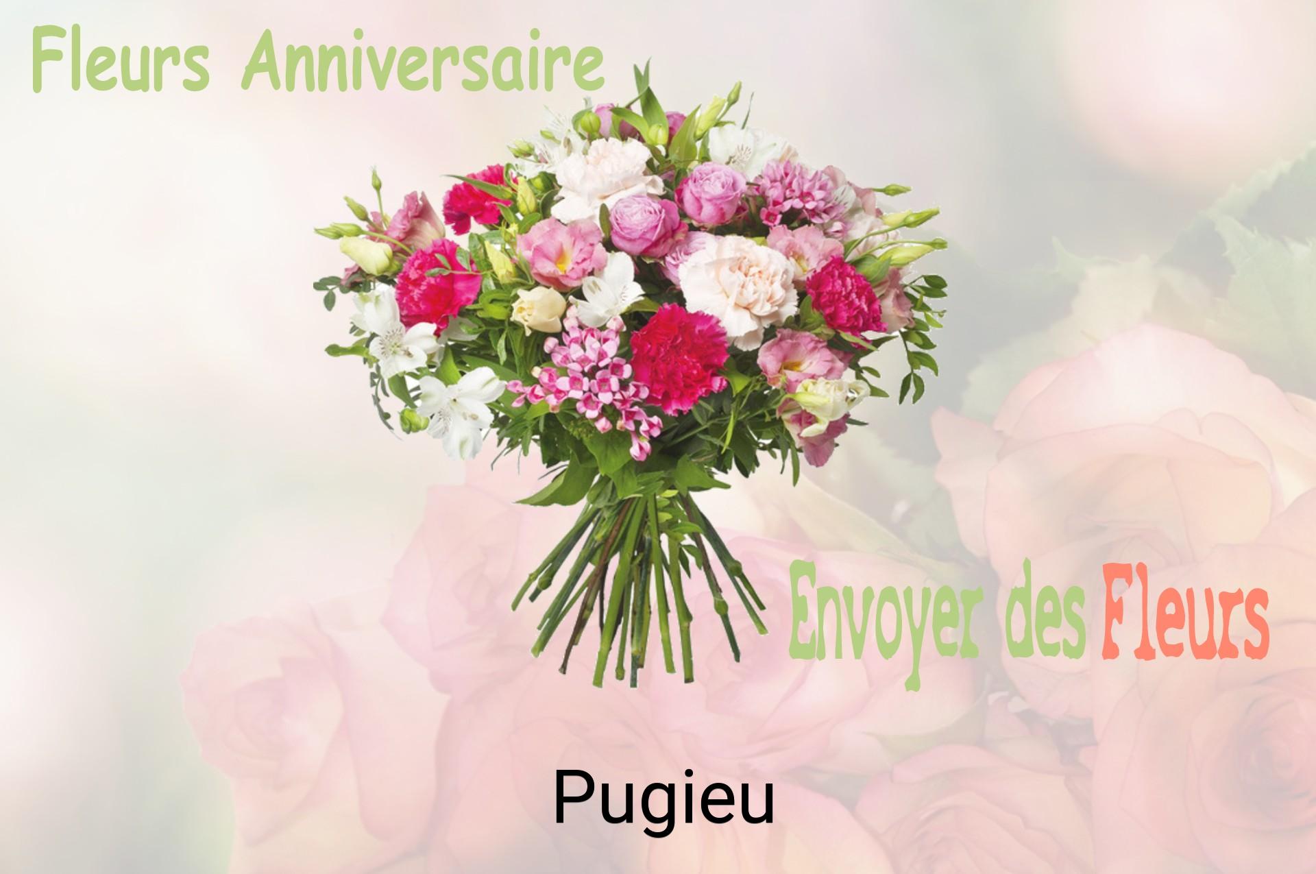 Bouquet de fleurs d’anniversaire livré à Pugieu